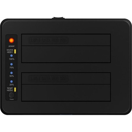 Raidsonic ICY BOX CloneStation 2.5/3.5" SATA3 USB3.0 dokkoló fekete