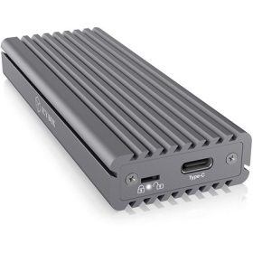   Raidsonic ICY BOX IB-1817M-C31 M.2 NGFF USB3.1 C Gen 2 külső ház szürke NVME