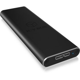   Raidsonic ICY BOX IB-183M2 M.2 NGFF M.2 SATA USB3.0 külső ház fekete
