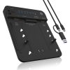 Raidsonic Clone- & DockingStation 2.5"/3.5" SATA / m.2 NVMe SATA3 / PCIe NVMe  dokkoló fekete