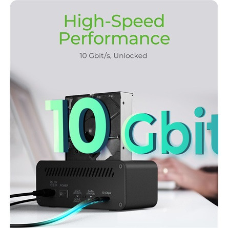 Raidsonic Clone & DockingStation 2.5"/3.5" SATA/m.2 NVMe PCIe NVMe / SATA3 USB3.2 Gen2×1 A USB3.2 Gen2×1 C dokkoló