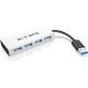 Raidsonic ICY BOX IB-AC6104 4-portos USB3.0 hub ezüst