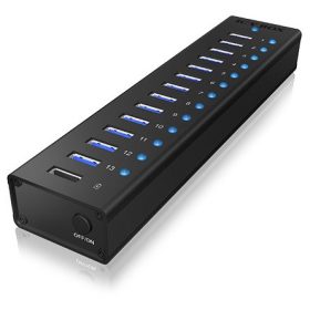   Raidsonic ICY BOX 13 portos USB3.0 HUB + USB charge port 5 V, 2.4 A