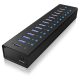 Raidsonic ICY BOX 13 portos USB3.0 HUB + USB charge port 5 V, 2.4 A