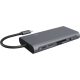 Raidsonic ICY BOX IB-DK4040a-CPD 10-in1 USB-C dokkoló szürke
