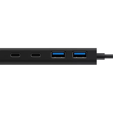 Raidsonic ICY BOX IB-HUB1426-CPD  5-portos USB-C hub fekete