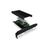 Raidsonic ICY BOX PCIe extension card with M.2 M-Key socket for an NVMe SSDM.2 card