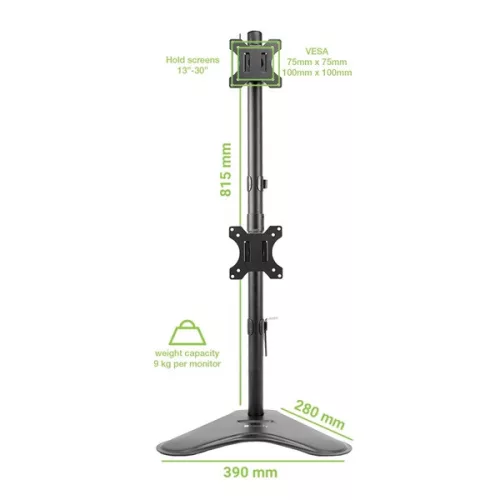 TECHLY ICA-LCD 2520V2 asztali konzol 2 LCD monitorhoz, 17-32"