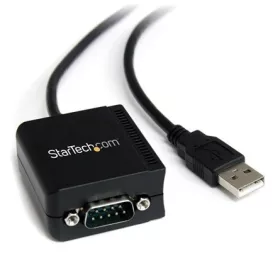   StarTech USB-A 2.0 -> Serial RS-232 M/M adapter 1.8m fekete FTDI