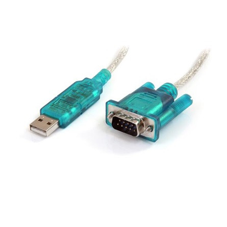 StarTech USB-A 2.0 -> Serial RS-232 M/M adatkábel 0.9m ezüst PL2303HXD