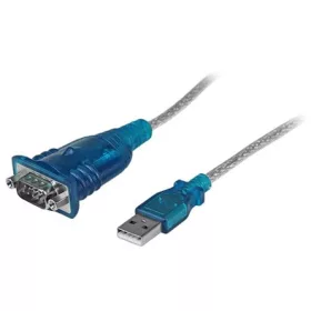   StarTech USB-A 2.0 -> Serial RS-232 M/M adatkábel 0.9m ezüst PL2303RA ; DB9