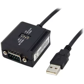   StarTech USB-A 2.0 -> Serial RS-422/485 M/F adatkábel 1.8m fekete COM Retention
