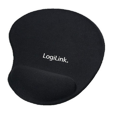 LogiLink Mousepad LogiLink ID0027 zselés egérpad csuklótámasszal - Fekete