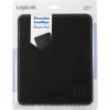 Logilink Mousepad in leather design, black