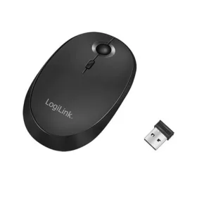   Logilink Vezeték nélküli és Bluetooth kettős egér, 2,4 GHz, 800/1200/1600 dpi, fekete