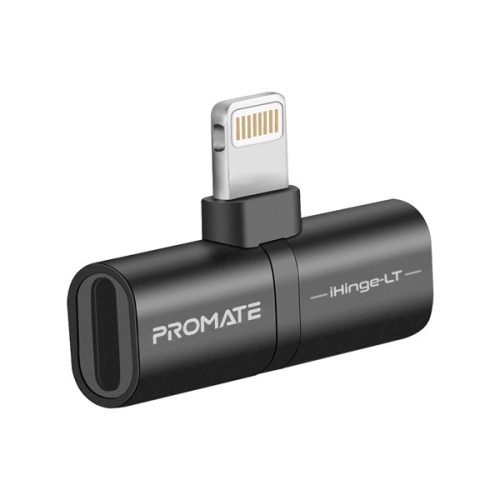 Promate Átalakító - IHINGE LT (2in1, Lightning adapter, fekete)