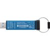 Kingston 128GB IronKey Keypad 200 USB 3.2 Gen 1 pendrive kék
