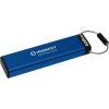 Kingston 128GB IronKey Keypad 200 USB 3.2 Gen 1 pendrive kék