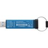 Kingston 64GB IronKey Keypad 200 USB 3.2 Gen 1 pendrive kék