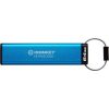 Kingston 64GB IronKey Keypad 200 USB-C 3.2 Gen 1 pendrive kék