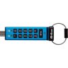 Kingston 64GB IronKey Keypad 200 USB-C 3.2 Gen 1 pendrive kék