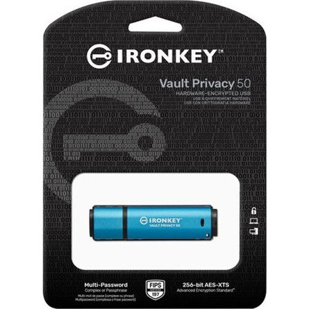 Kingston 512GB IronKey Vault Privacy 50 AES-256 Encrypted, FIPS 197