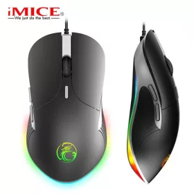   GENIUS IMICE Vezetékes egér optikai, gaming X6, 6400dpi, USB, Fekete