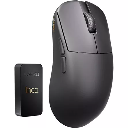 LAMZU INCA optikai vezeték nélküli gaming egér fekete