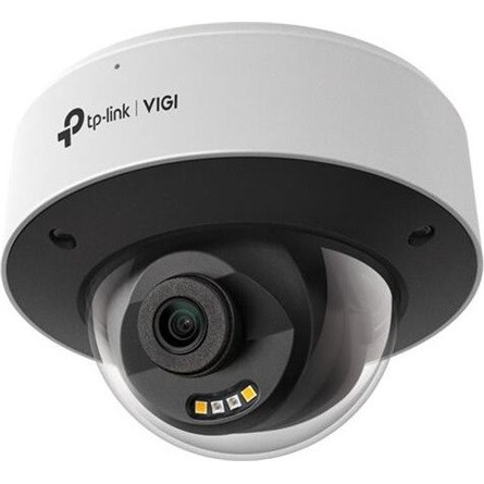 TP-Link IP dómkamera - InSight S285 (FullColor, 8MP, 4mm, IP67, IK10,  H265+, LED+IR30m, PoE, mikr., hangsz.; fém ház)