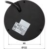 Dahua IP dómkamera - IPC-HDBW5241R-ASE Black (2MP, 2,8mm, H265, IP67, IR50m, ICR, WDR, SD,ePoE, IK10,I/O,audio, fekete)