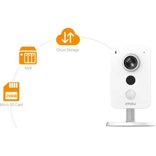 Imou IP csempekamera - Cube (4MP, 2,8mm, H265, IR10m, Mikrofon, Hangszóró, microSD, PoE)