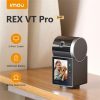 Imou IP wifi PT dómkamera - Rex VT (5MP, 3,6mm, beltéri, H265, IR20m, info kijelző, hívás,SD, mikrofon, hangszóró, 5VDC)