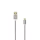SBOX Kábel, CABLE USB A Male -> 8-pin iPh Male 1.5 m Grey - Blister