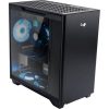 InWin A5 táp nélküli ablakos Mid Tower számítógépház fekete