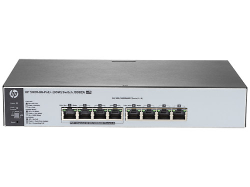 HP 1820-8G-PoE+ (65W) Switch