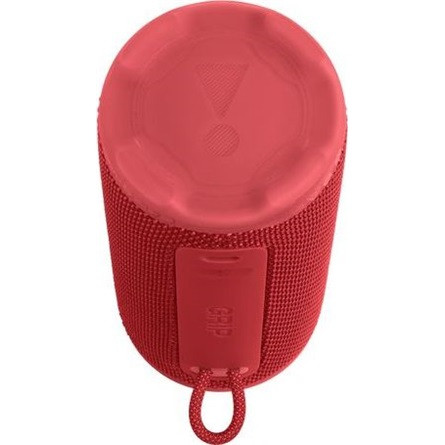 JBL GRIP RED hordozható bluetooth  hangszóró, piros, app vezérlés, USB, vízálló, porálló, beépített hangulat világítás
