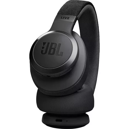 JBL Live 770NC (Vezeték nélküli over-ear NC fejhallgató), Fekete