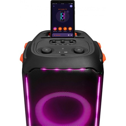 JBL Partybox 710 (Party hangszóró 800W RMS erőteljes hangzással, beépített lámpákkal és cseppálló kialakítással)