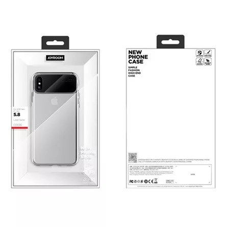 Joyroom iPhone XS Max 6.5 JOYROOM DREAMLAND telefonvédő szilikon keret üveg hátlap ÁTLÁTSZÓ