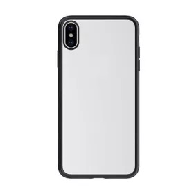   Joyroom iPhone XS Max 6.5 JOYROOM ELECTROPLATED szilikon telefonvédő fémhatású keret FEKETE