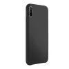 Joyroom iPhone XS Max 6.5 JOYROOM LYBER műanyag telefonvédő gumírozott, mikroszálas belső, FEKETE