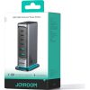 JOYROOM JR-TCM02 hálózati töltő 2 USB+4 Type-C aljzat (65W, GaN, PD gyorstöltő) SÖTÉTSZÜRKE