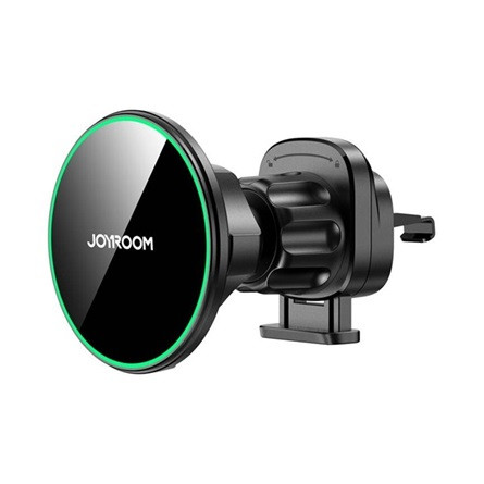 Joyroom JR-ZS412 15W telefon vezeték nélküli töltő adapter / autós tartó fekete