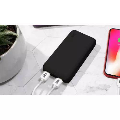 HAFFNER JUICE UNIVERZÁLIS HORDOZHATÓ, ASZTALI AKKUMULÁTOR TÖLTŐ - ECO MAX POWER BANK - 2XUSB +TYPE-C - 20.000 MAH - FEKETE