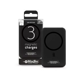   HAFFNER JUICE UNIVERZÁLIS HORDOZHATÓ, ASZTALI AKKUMULÁTOR TÖLTŐ - ECO 3 MAGTEC POWER BANK - USB + TYPE-C - 10.000 MAH - FEKETE