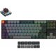 Keychron K1 V6 Bluetooth / USB-C magyar gaming low profile mechanical 2.0 brown mechanikus billentyűzet fekete-szürke