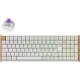 Keychron K4 HE Bluetooth / vezeték nélküli magyar gaming Gateron double-rail magnetic nebula mechanikus billentyűzet feh