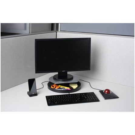 KENSINGTON Monitorállvány (SmartFit® Spin2™ Monitor Stand, Black)