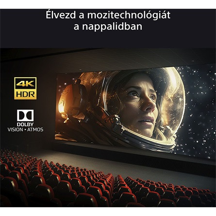 SONY Bravia 5 K-65XR55 65" XR|Mini LED 4K, Ultra HD, Google TV, Smart televízió, 3840×2160, 4xHDMI/2xUSB/WIFI