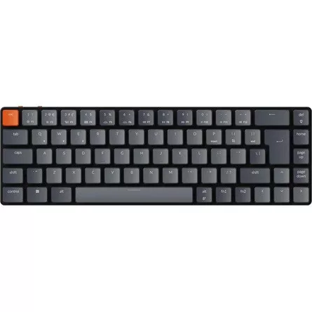 Keychron K7 Gateron RGB Backlight ISO vezeték nélküli angol gaming Hot-swap Gateron Optical Blue mechanikus billentyűzet